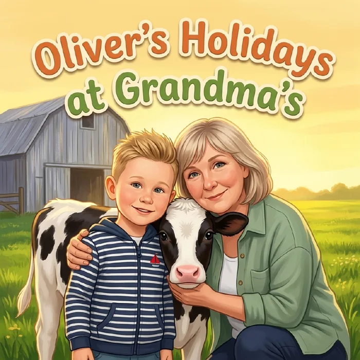 Cover of the demo book “Oliver's Holidays at Grandma's”