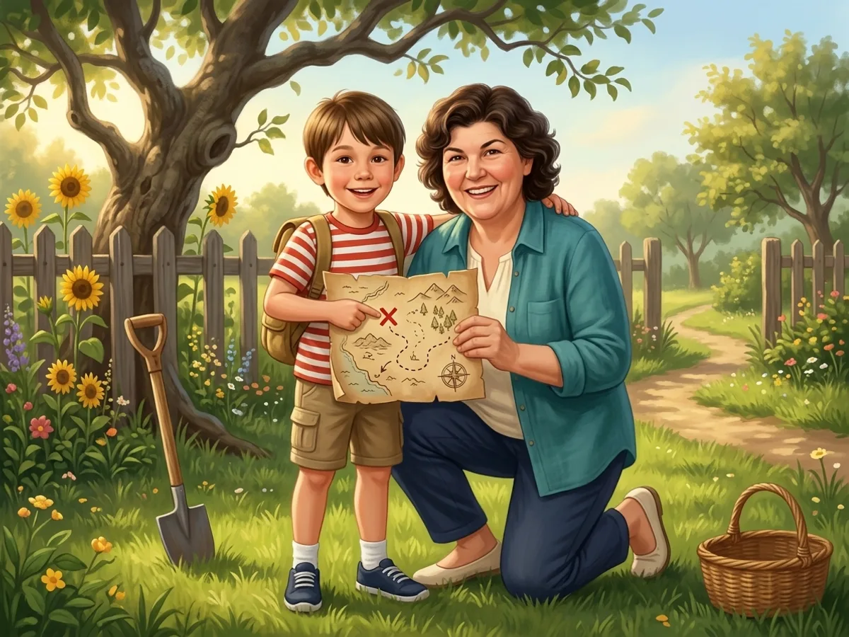 A warm, smooth digital painting, like a premium picture book.